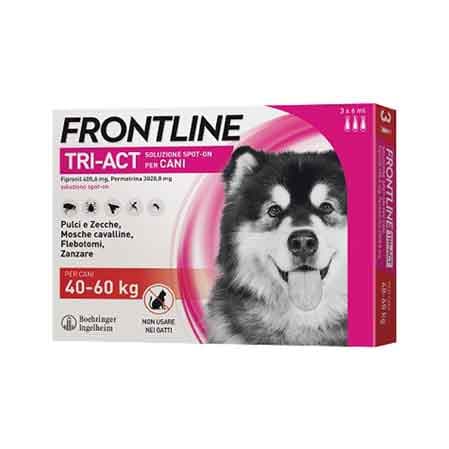 Antiparassitario Tri Act Frontline Cani 20 x 40 kg 3 Pipette - 2
