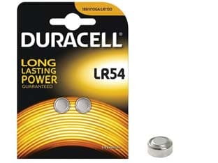 Pila Specialistica a Pastiglia Alcalina (LR54) Duracell 10 Blister - 2