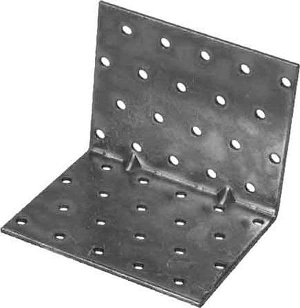 Piastra ad Angolo Pesante 8 x 37 40 x 100 mm 25 Pezzi – Autres