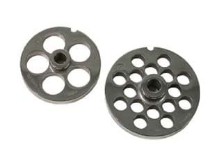 Piastre in Acciaio Temprato per Tritacarne Elettrici N°22 Foro 45 mm Reber - 2