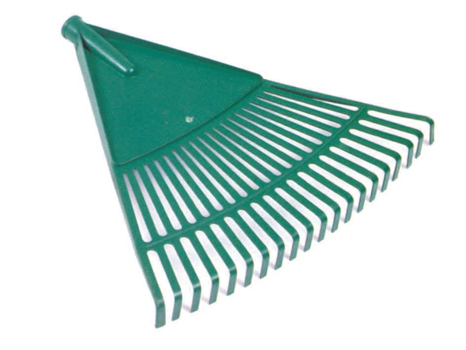 Scopa per Foglie in Plastica Fissa 20 Denti 44 CMX39,5H. Il Campo 6 Pezzi - 2