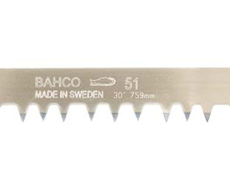 Lame in Acciaio Temprato Denti Continui per Segoncino 75,9 cm (51 30) Bahco - 2
