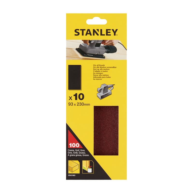 Piranha Stanley STA31065 X31065 10 Fogli 93 x 230 GR.100 1,0 - 2