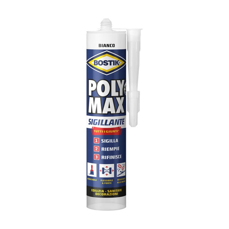 Bostik Polymax Sigillante 280 ml Bianco Cartuc