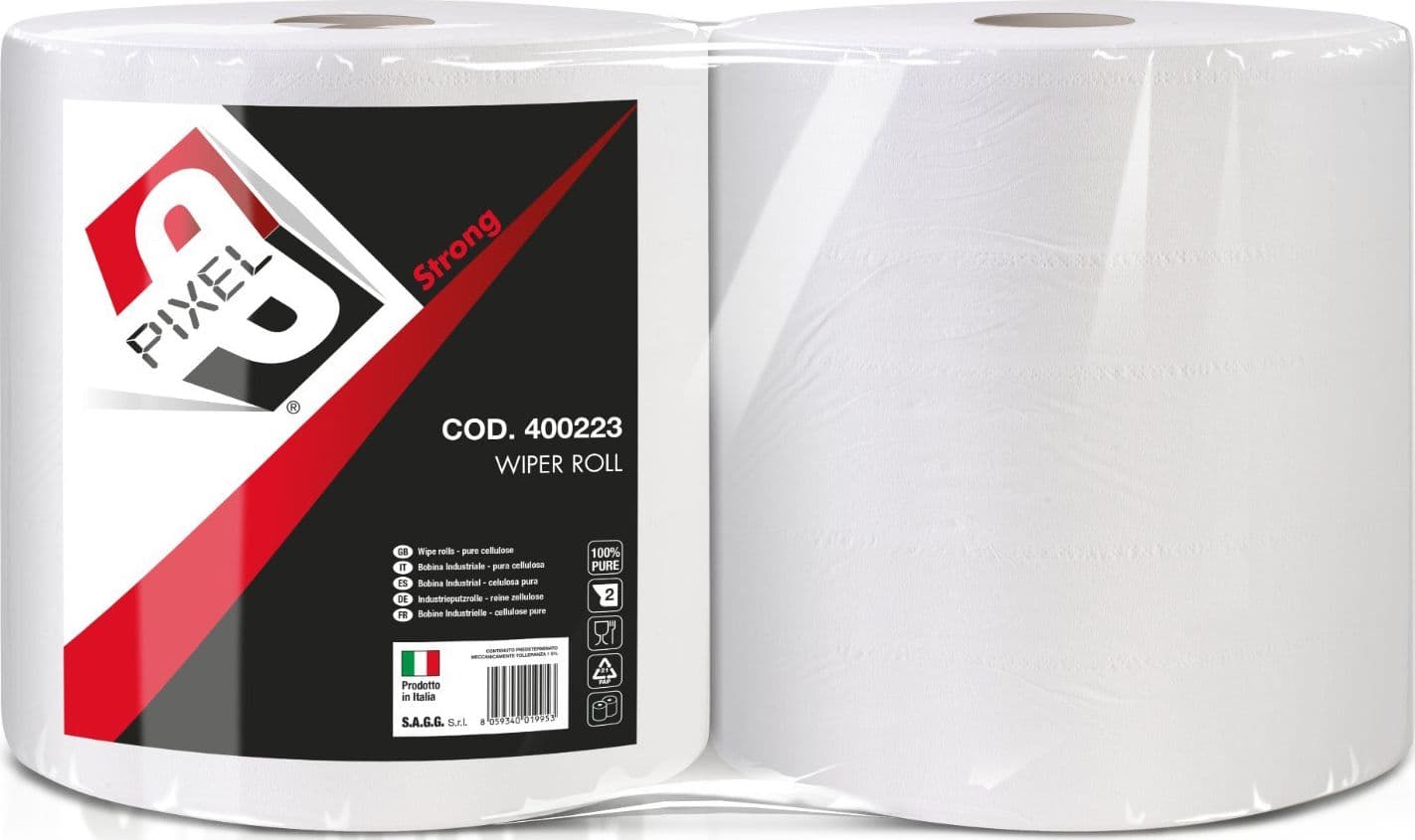 Bobina Carta Pura Cellul Strong 3 kg 2 Pezzi – Idroweb