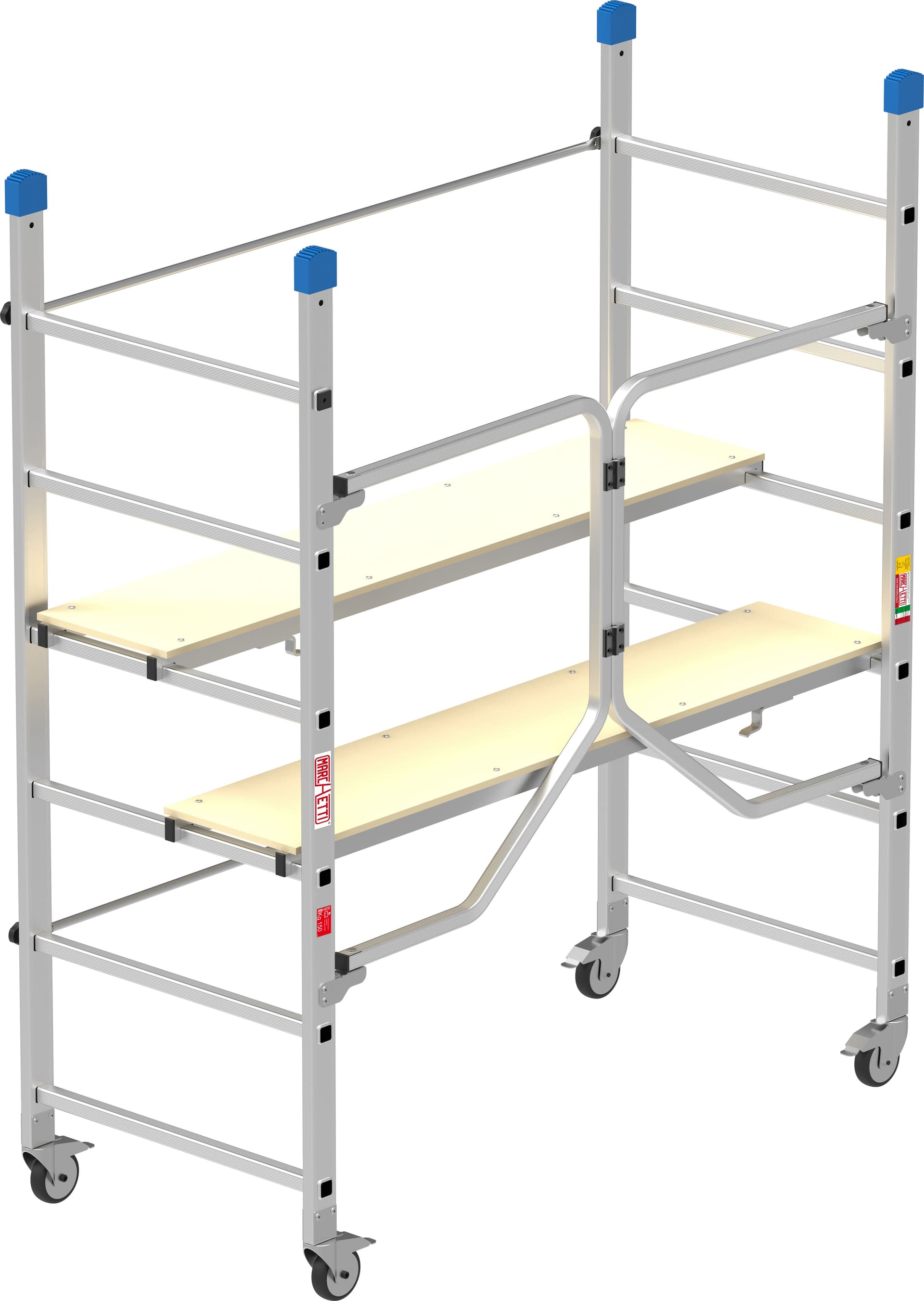 Trabattello Alluminio Dinamico 70 x 155XH188 Cm - 2