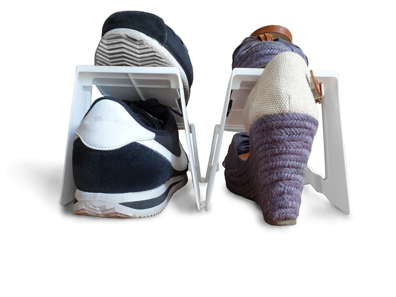 Portascarpe Flip Flap Conf Bianco 6 Pezzi - 2
