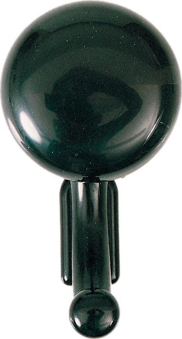 Appendiabiti Ball 1 Posto 70 x 130 mm Nero** Minumet 10 Pezzi - 2