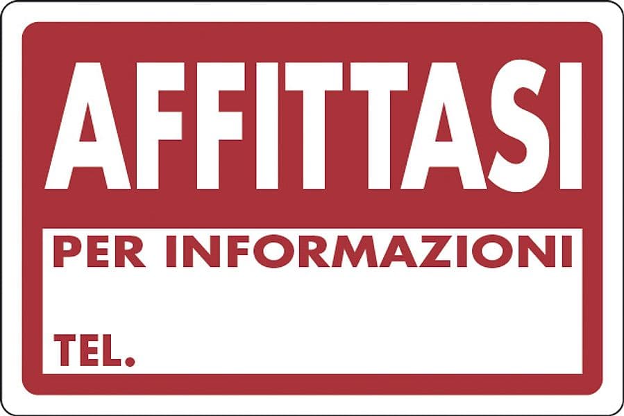 Targa Segnaletica Affittasi 10 Pezzi - 2