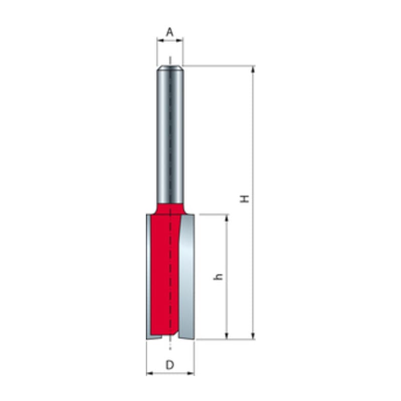 Fresa Widia Taglienti Diritti Mm 01006 D 10 x 25,4 x 62,4 mm Freud - 2