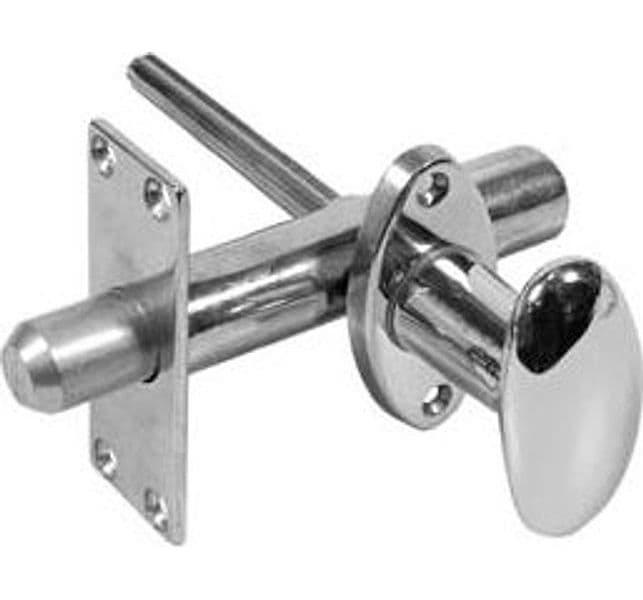 Catenaccio a Cremagliera da Infilare in Ottone Cromato Ø 17 mm MMX80 - 2