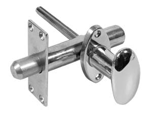 Catenaccio a Cremagliera da Infilare in Ottone Cromato Ø 17 mm MMX80 - 2