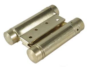 Cerniere a Molla Tipo Bommer Acciaio Ottonato ART.109 100 mm 1 Coppia Ibfm - 2
