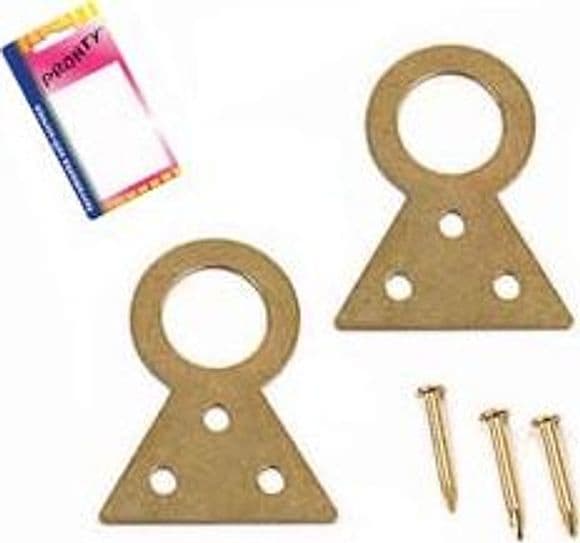 Attaccaglie Fisse Ottonate in Blister N.2 in BL.6 Pz 12 Blister - 2