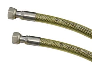 Tubo Gas Flessibile in Acciaio Inox con Guaina Ff 200 cm - 2