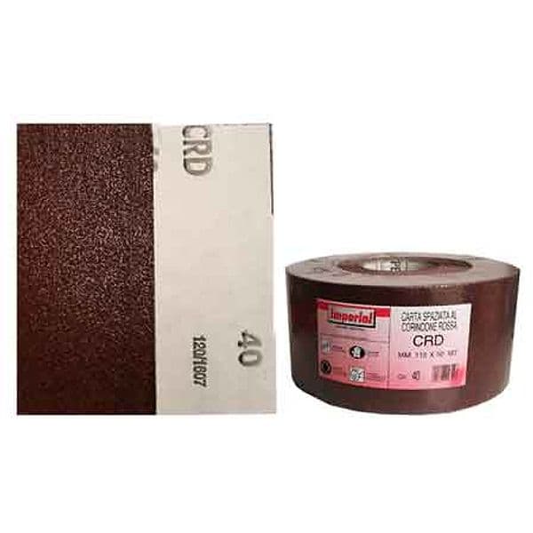 Carta Abrasiva Crd Grana 220 Rotolo Mm 115 x 100 m Lineari Imperial - 2
