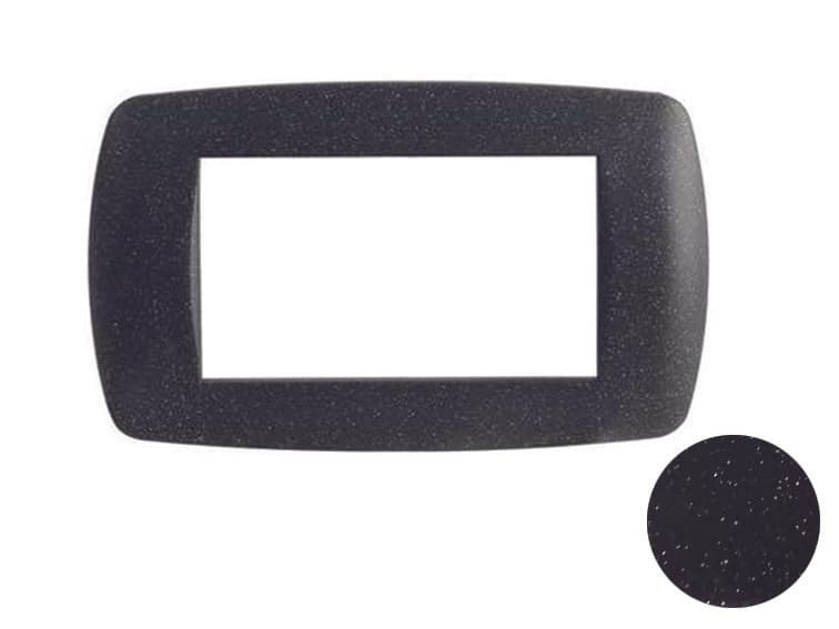Placca 4 Posti Millennium Nero Flash 4 Posti 148 MMX84H. (7844.T.N) - 2