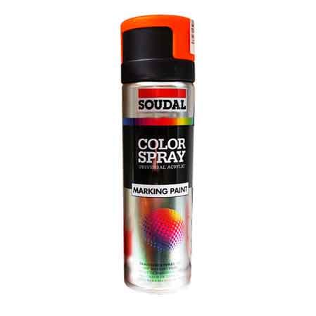 Spray Tracciante Fluorescente Soudal 500 ml Blu 6 Pezzi - 2