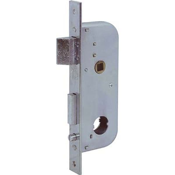 Serratura Cancello Infilare 067300 Welka B.q Zinc F.mm 22 F.tondo M2 - 2