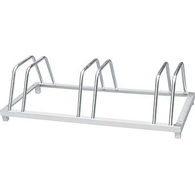 Rastrelliera Parcheggio Bici 3 Posti Zincata Mm 880X395 H.mm 245 - 2