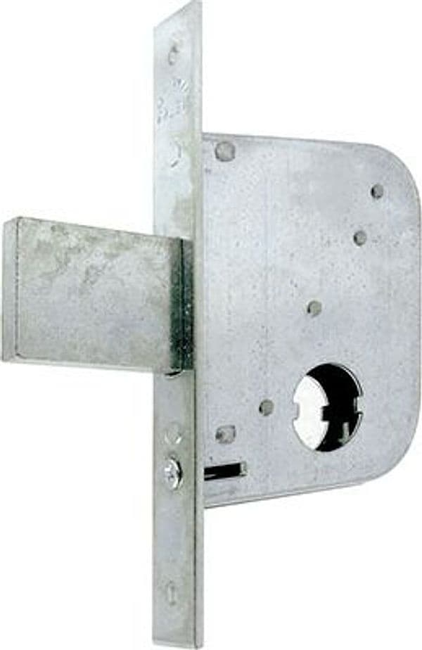 Serratura Cancello Infilare 071454 Welka B.q Zinc F.mm 22 F.tondo M2 E.mm - 2