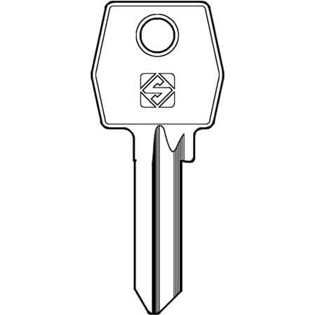 Chiave Ottone per Cilindro ED2 Silca Evergood 10 Pezzi - 2