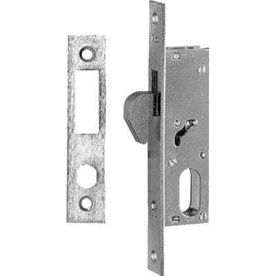 Serratura Montante Infilare 7682 Iseo B.q Cromo F.mm 16 C Ovale Gancio E.mm - 2