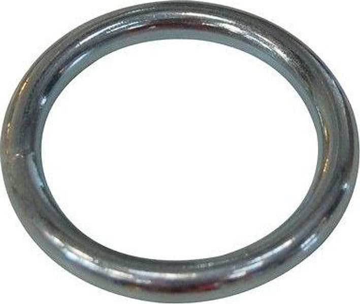Anello Tondo Zincato Ø 40 mm 8 mm 25 Pezzi - 2