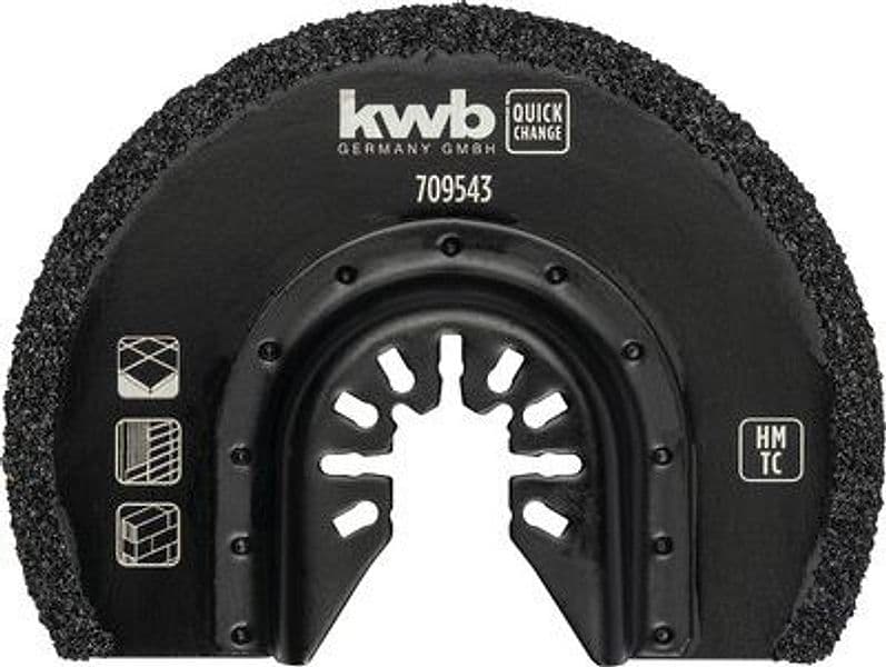 Lama per Multifunzione Semicircolare Hm Kwb Universale Mm 87X12 - 2