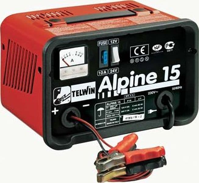Caricabatteria Alpine 15 Telwin Volt 12 a 24 Ah 6030 x 11540 - 2