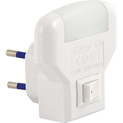 Luce LED Spia Notturna Velamp 2P 10A 230 V 4 Pezzi - 2