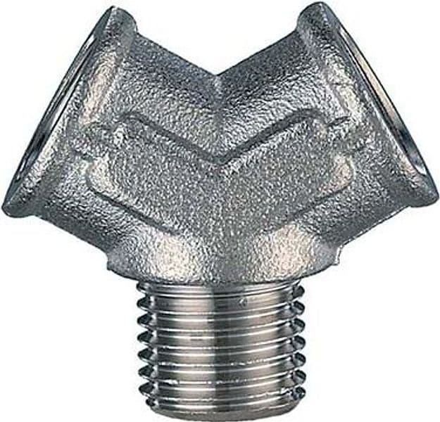 Raccordo Y Ac 32 a B Ani 3/8mxfxf 32 B 10 Pezzi - 2