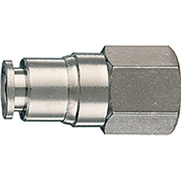 Raccordo Dritto Auto Filetto Femmina Ac 50 a F Ani 8 mm x 1/4 F 10 Pezzi - 2