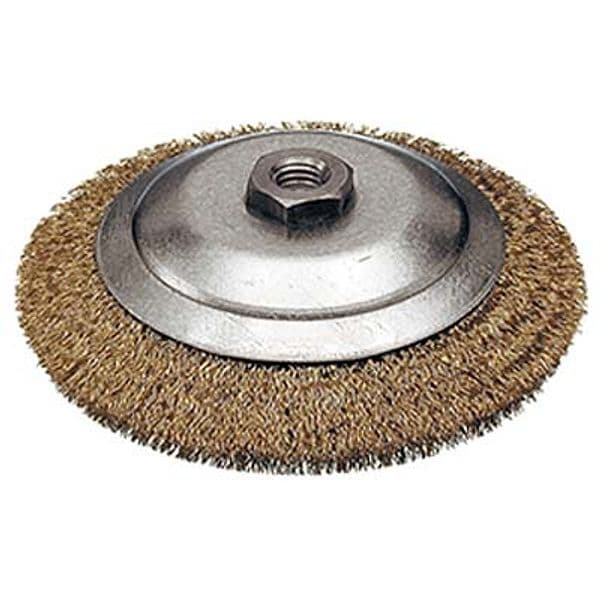 Spazzola Acciaio Conica con Filetto Cebo Mm .M14 90 F 2 Pezzi - 2