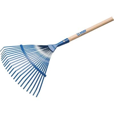 Scopa Giardino a Ventaglio con Manico 850 Agef Acciaio Vern Faggio Cm 38 - 2