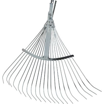 Scopa Giardino a Ventaglio 863 Agef Acciaio Zinc Cm 50 x 63X53 O.conico - 2