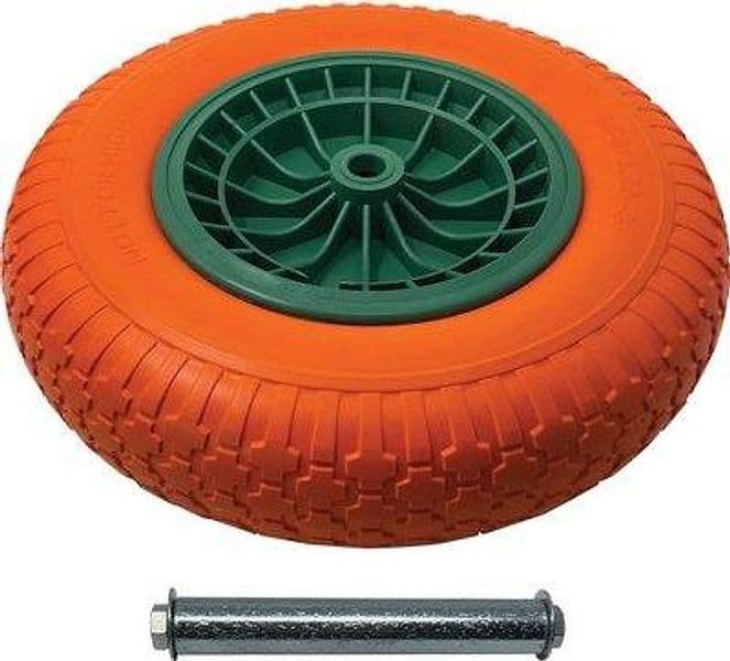 Ruota Pu Antiforo Carriola Garden Bigtwo Primula 4.00X8 Disco Pp Asse Mm - 2