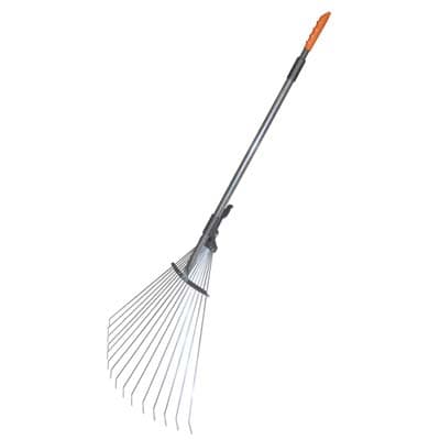 Scopa Giardino a Ventaglio Velox Telescopica Stars 75 cm 6 Pezzi - 2
