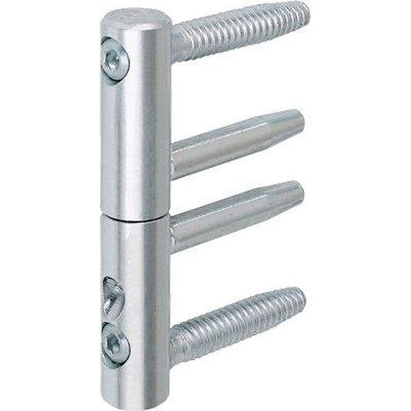 Cerniera Anuba 3D Agb Acciaio Zincato Mm 14 - 2