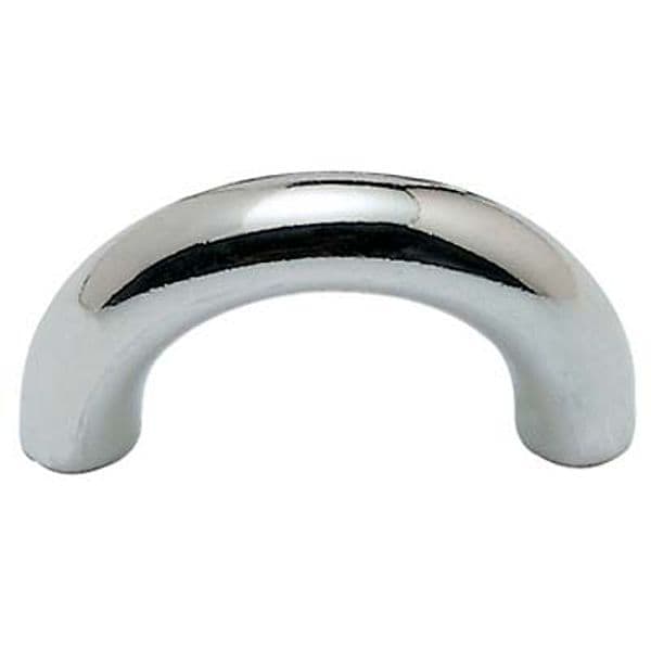 Maniglietta Zama per Mobili Cromo Lucido Int 32 mm 10 Pezzi - 2
