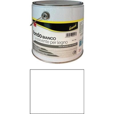 Fondo a Solvente per Legno Hand Bianco 2,5 L 2 Pezzi - 2