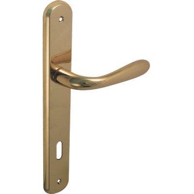 Maniglia Goccia Ottone Placca Foro Patent Q8 Int 90 mm 2 Pezzi - 2