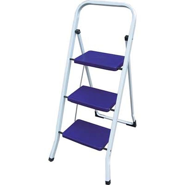 Sgabello Aladino Domus Acciaio Verniciato Gradini 3 H.mm 675 - 2