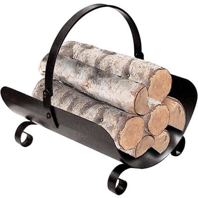 Portalegna Manico Singolo Acciaio Vern Cm 40X36 H.cm 35 - 2