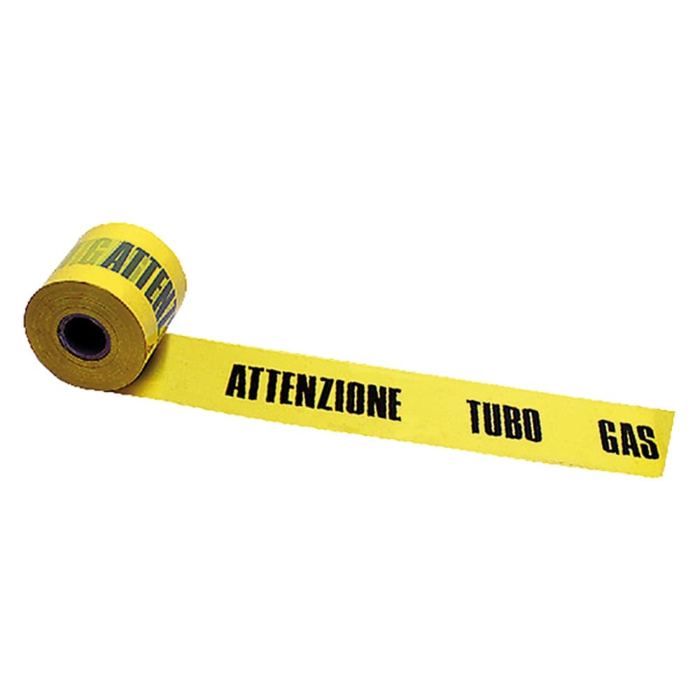Nastro Segnaletico per Tubo Gas Giallo – Autres