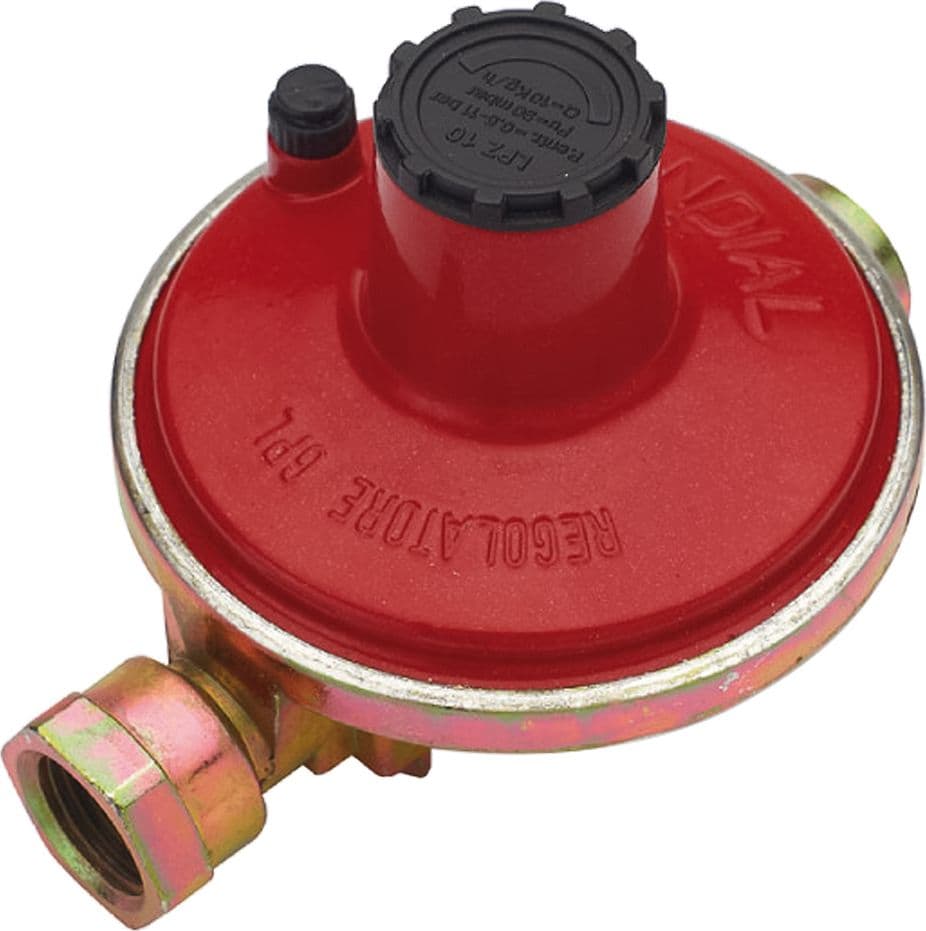 Regolatore Gpl Bassa Pressione H Att. F 1/4 F 1/2 10 kg – Made In Italy