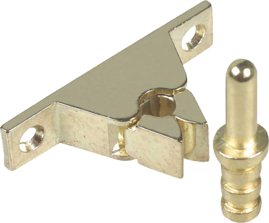 Fermaporta a Pinza Bronzato 50 Pezzi - 2