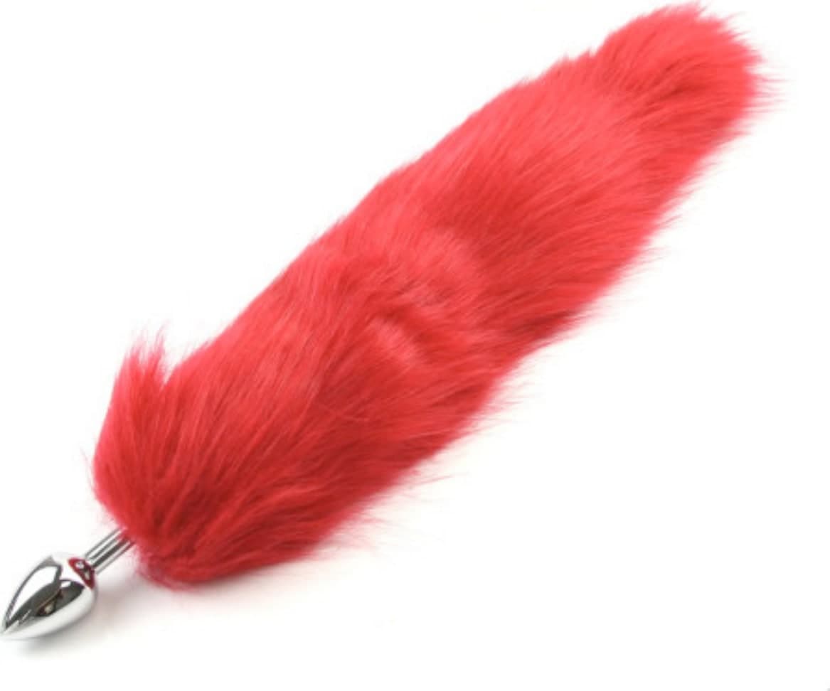 Butt Plug Anale In Metallo Con Coda Volpe Dilatatore Ano Per Donna E Uomo SexToy - 17