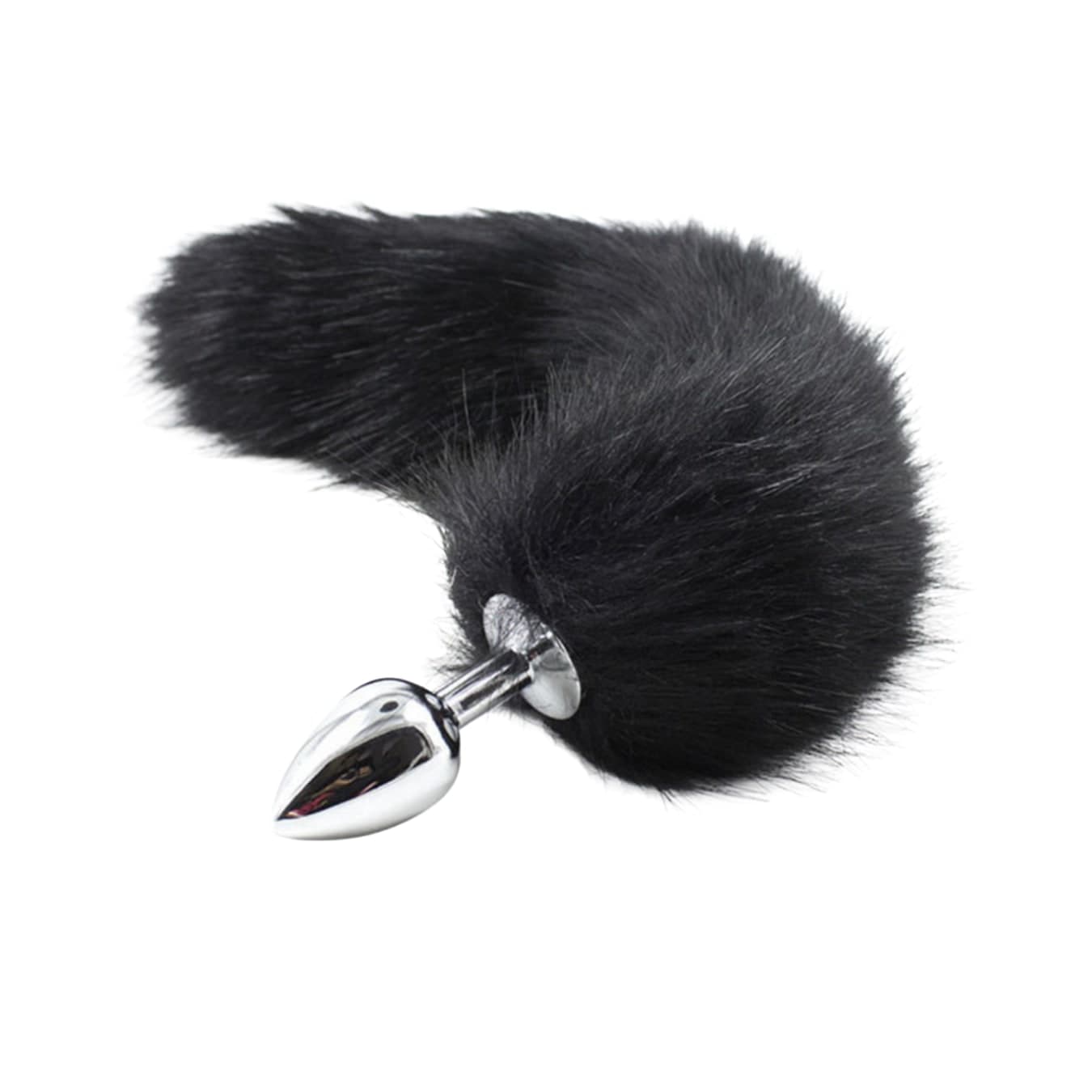 Butt Plug Anale In Metallo Con Coda Volpe Dilatatore Ano Per Donna E Uomo SexToy - 3