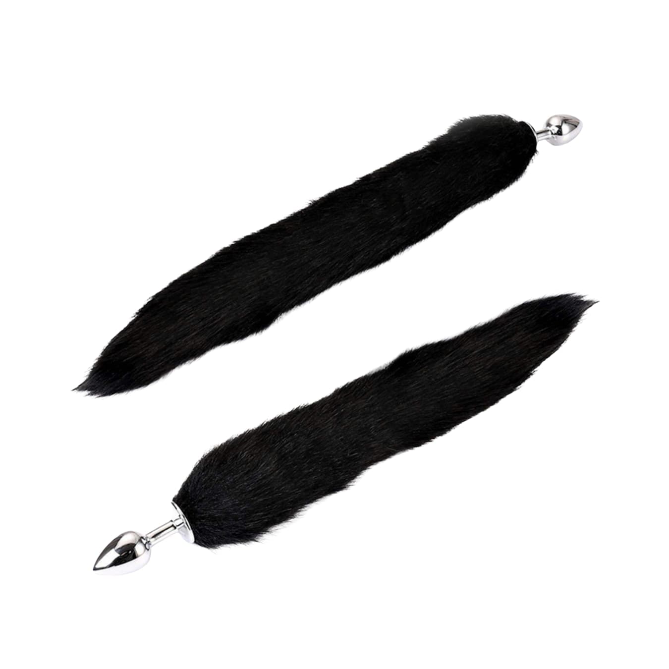 Butt Plug Anale In Metallo Con Coda Volpe Dilatatore Ano Per Donna E Uomo SexToy - 4